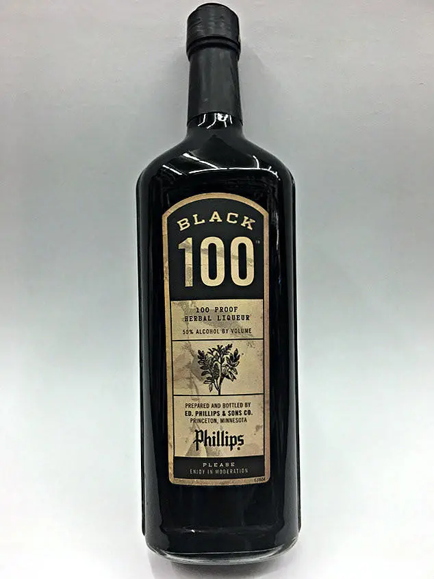 Phillips Black 100 proof 750ml