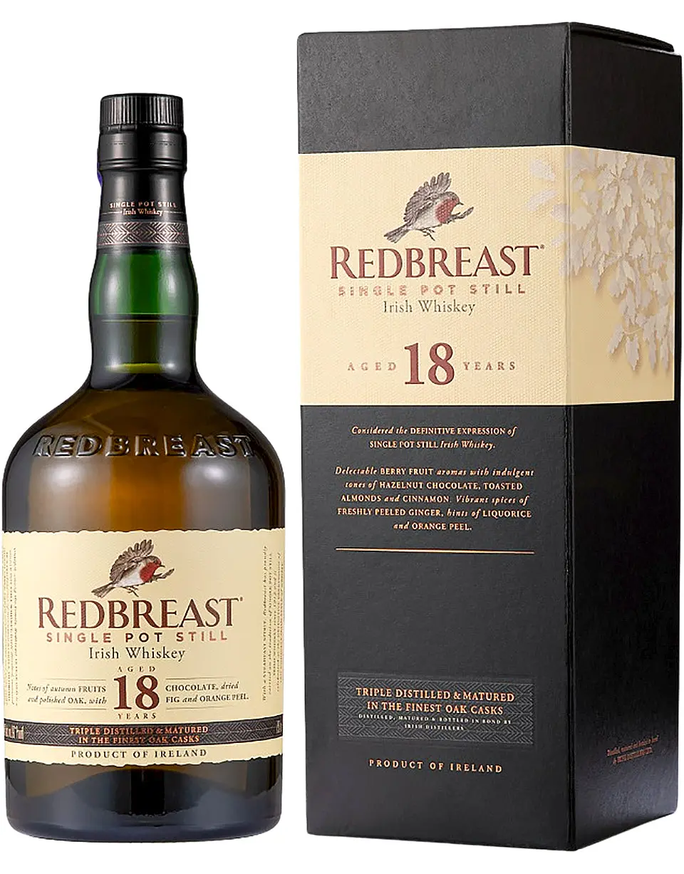 Redbreast 18 Year Old Irish Whiskey
