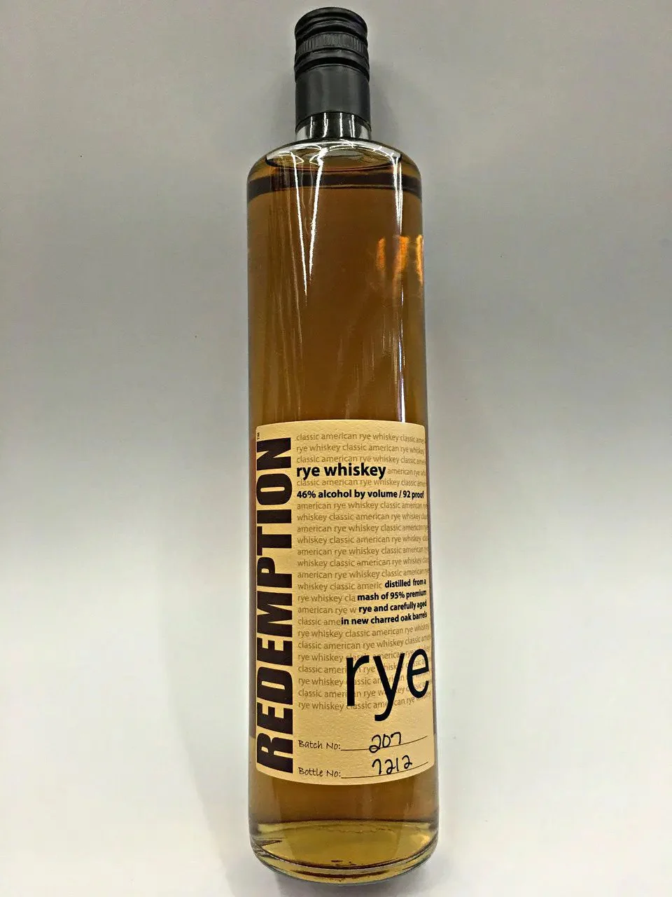 Redemption Rye Whiskey 750ml - Image 3