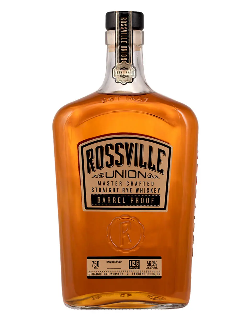 Rossville Union Barrel Proof Rye Whiskey