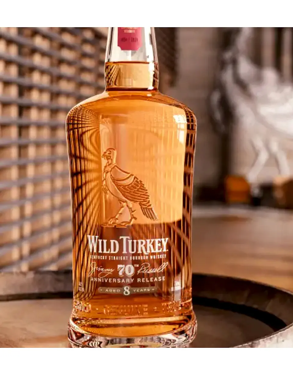 Wild Turkey Jimmy Russell's 70th Anniversary 8 Year Old Bourbon - Image 2