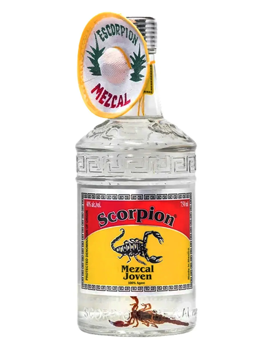 Scorpion Mezcal Silver 100% Agave Mezcal with Scorpion