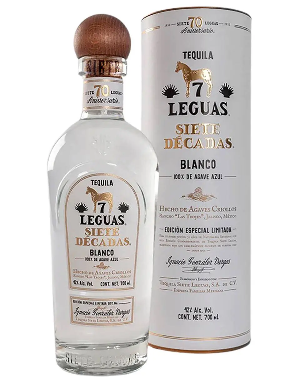 Siete Leguas Siete Décadas Blanco Tequila