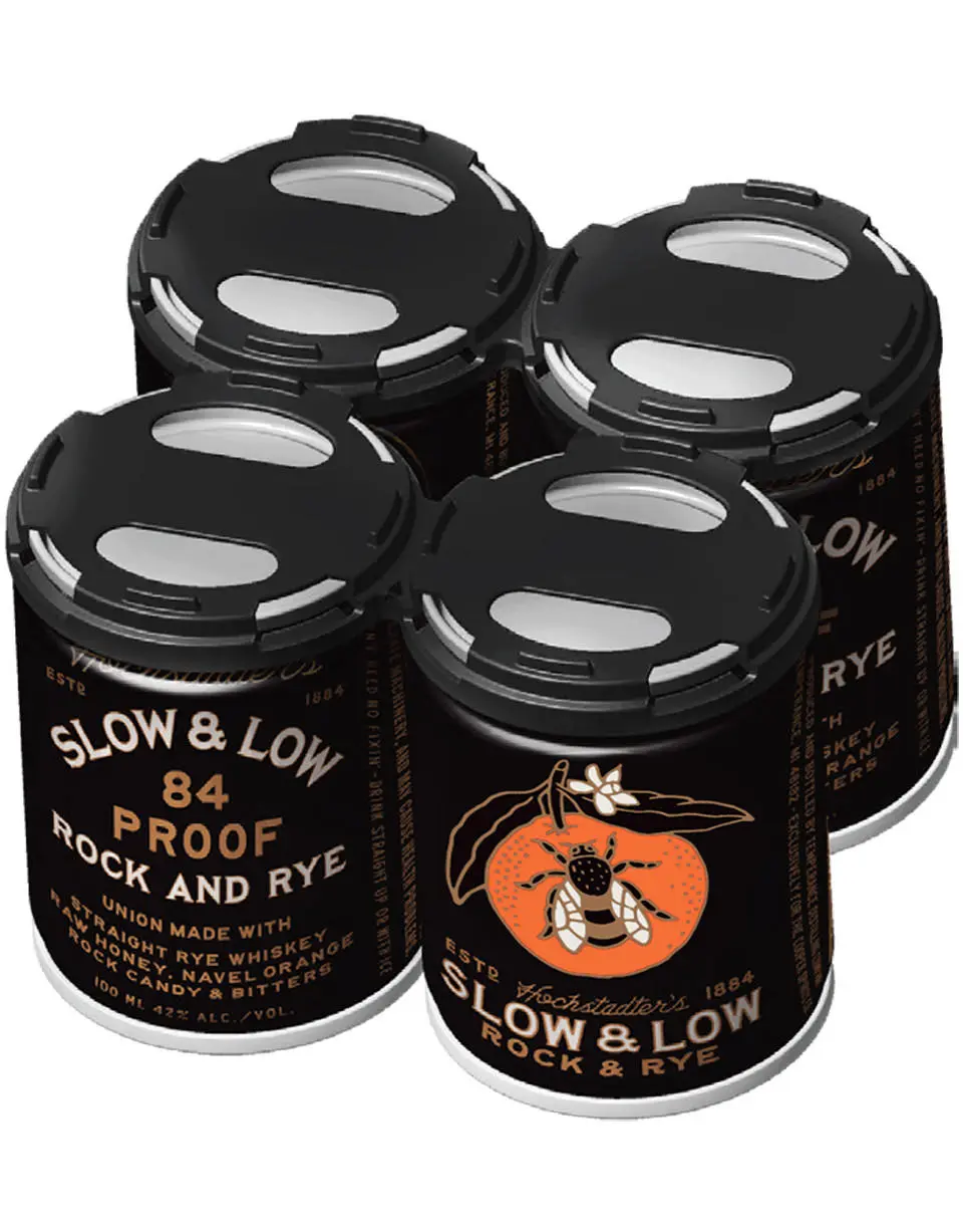 Slow & Low Rock And Rye 100ml 4-Pack
