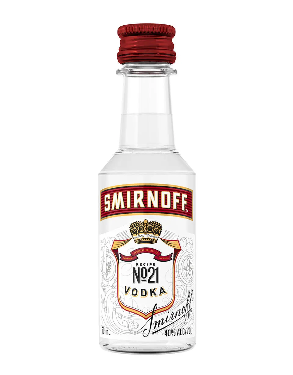 Smirnoff 80 proof 50ml 10-Pack