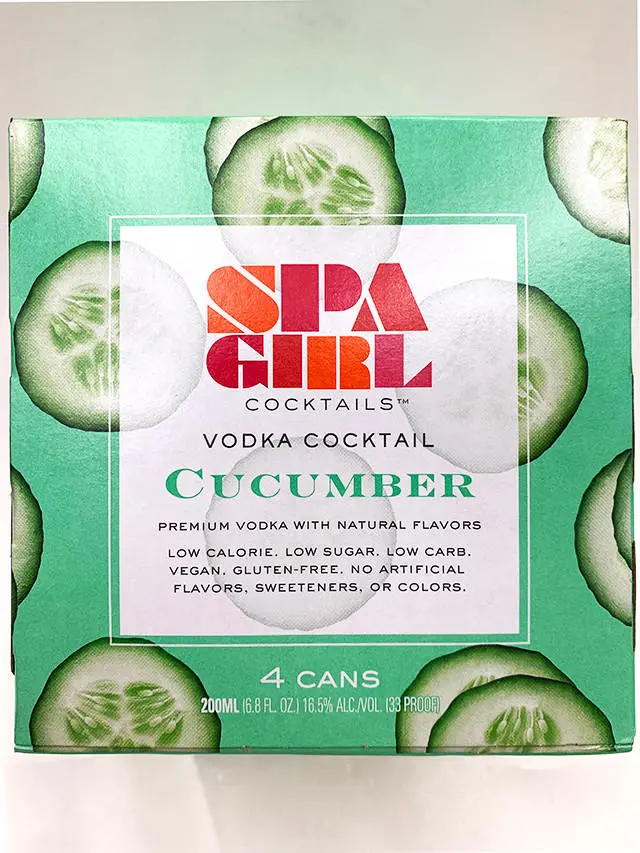 Spa Girl Cucumber Can 4Pk