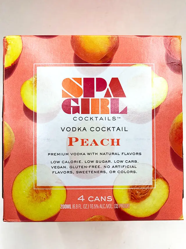 Spa Girl Peach Can 4Pk
