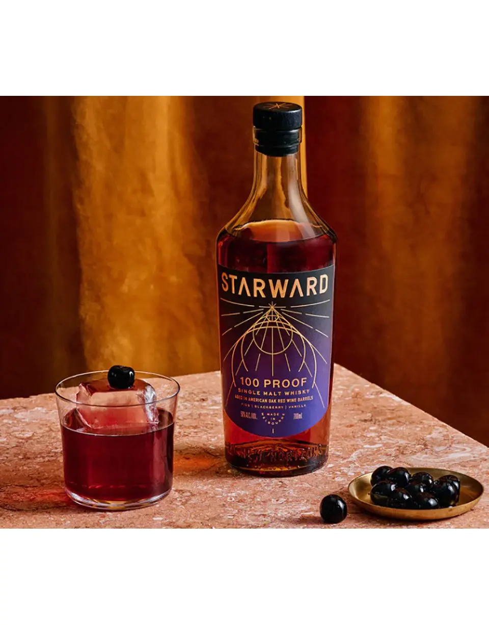Starward 100 Proof Red Wine Barrels 3 Year Australian Whisky - Image 2