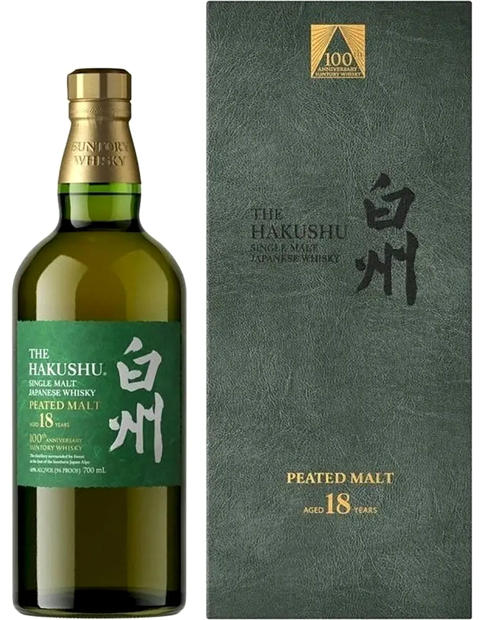 Suntory Hakushu 18 Year Peated Malt Japanese Whisky