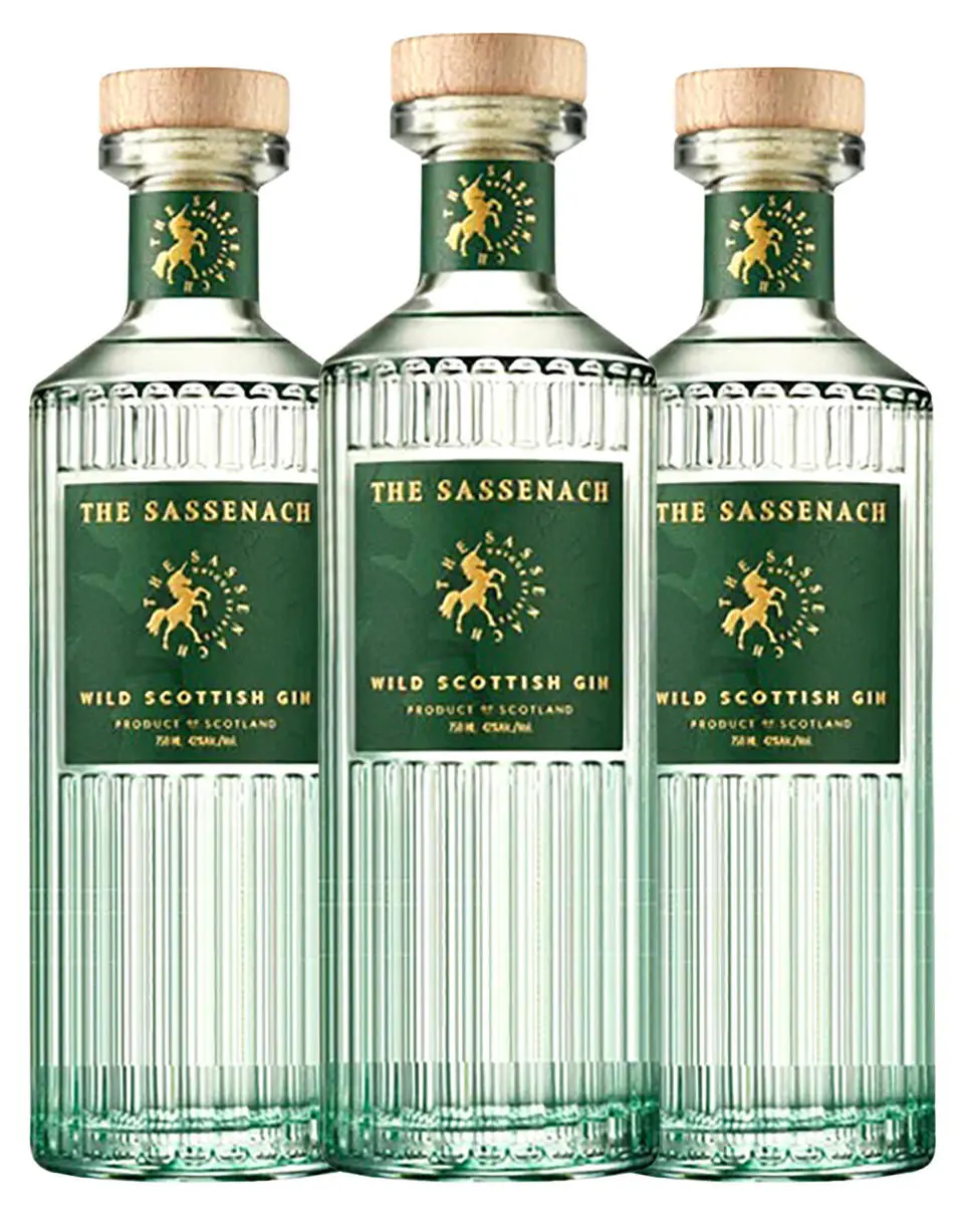 The Sassenach Wild Scottish Gin 3-Pack
