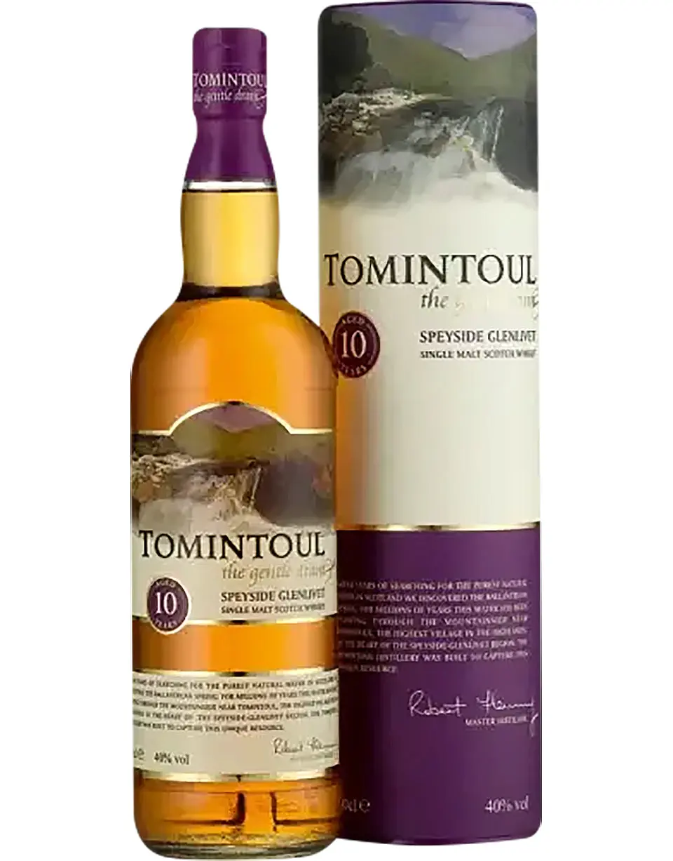 Tomintoul 10 Year Old Single Malt Scotch Whisky