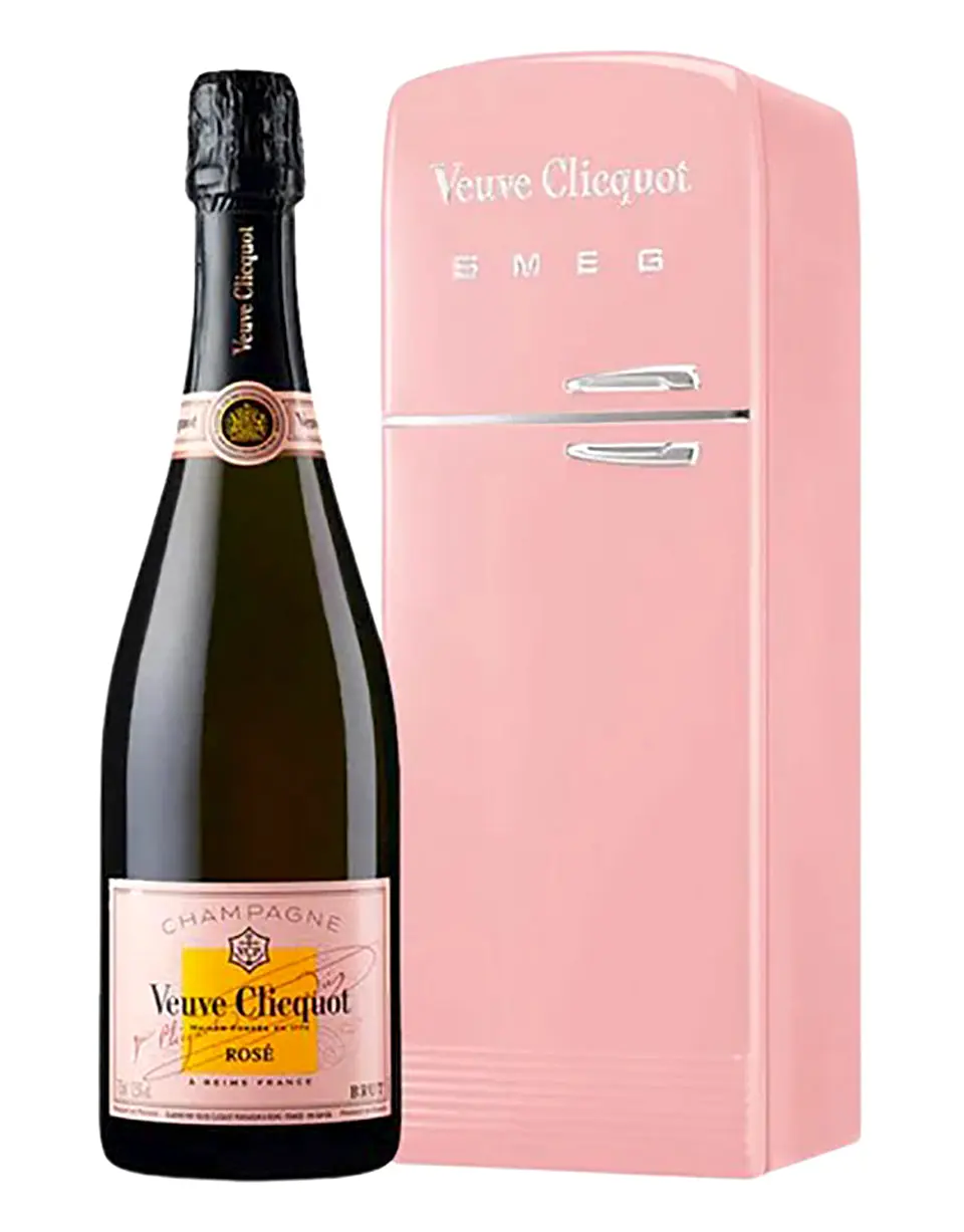 Veuve Clicquot Rosé SMEG Fridge Champagne
