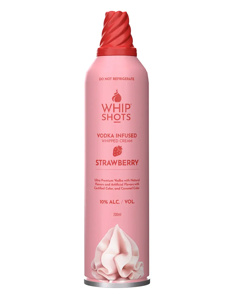 Whipshots Vodka Infused Strawberry Whipped Cream Cardi B