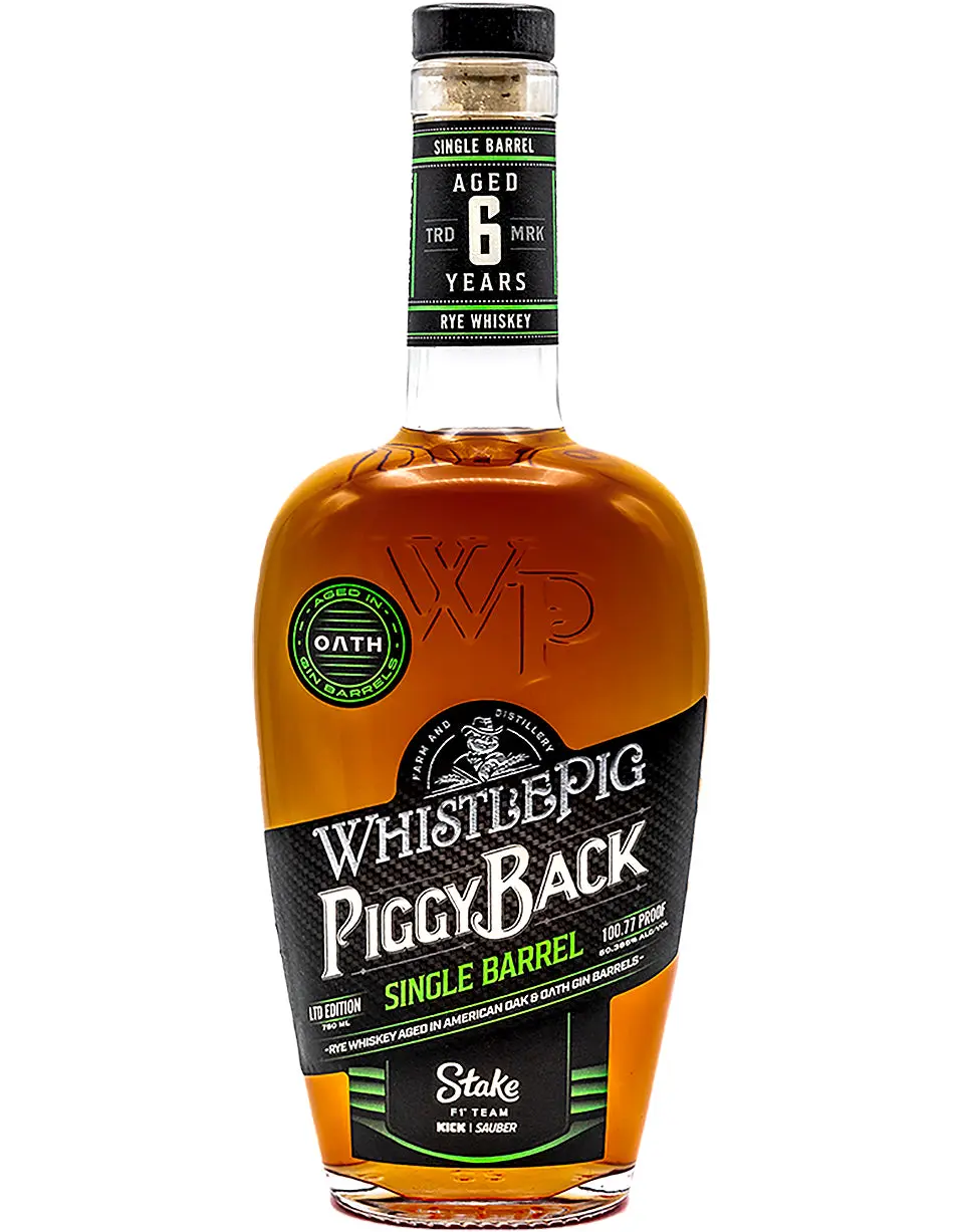 WhistlePig PiggyBack Rye Stake F1 Team KICK Sauber
