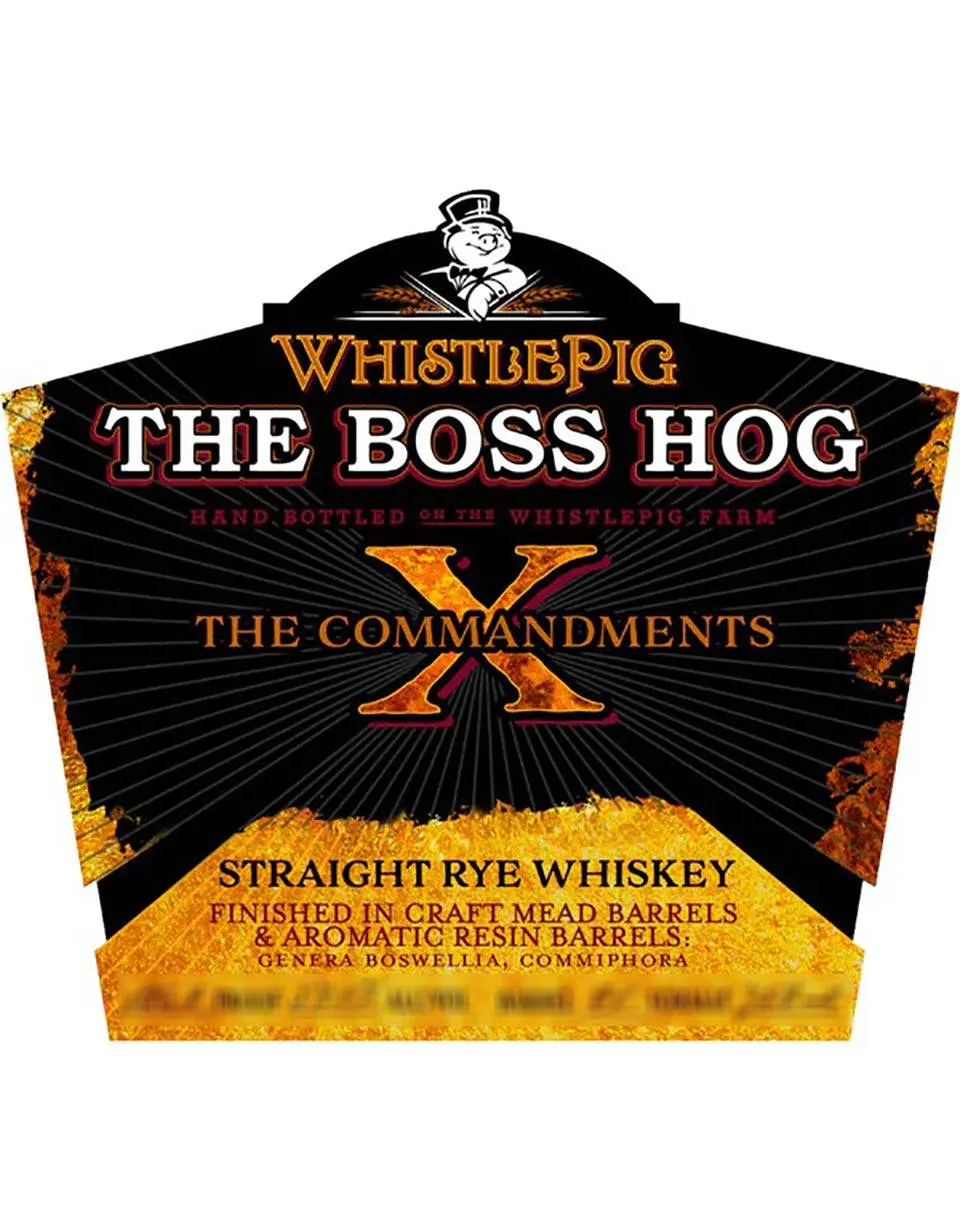 WhistlePig The Boss Hog X The Commandments Straight Rye Whiskey - Image 3
