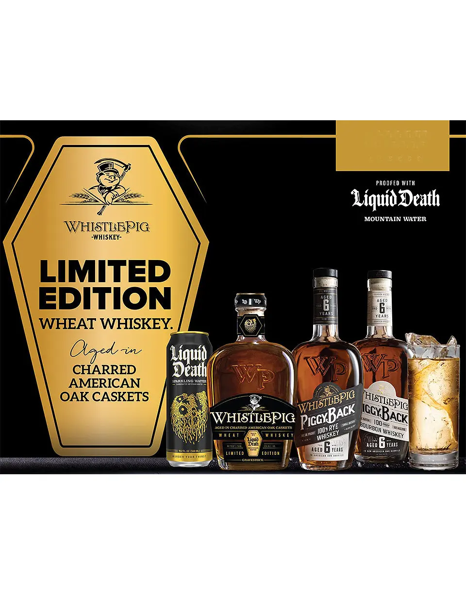 Whistlepig x Liquid Death Gravestock Wheat Whiskey - Image 4