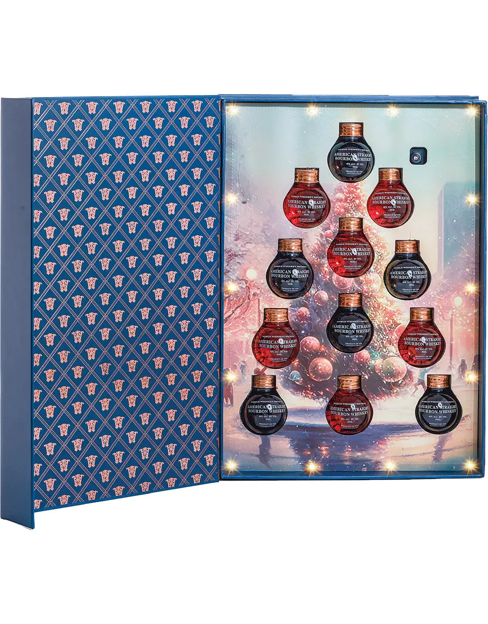 World Whiskey Best Holiday Wishes Bourbon Ball Ornament Gift Set - Image 2